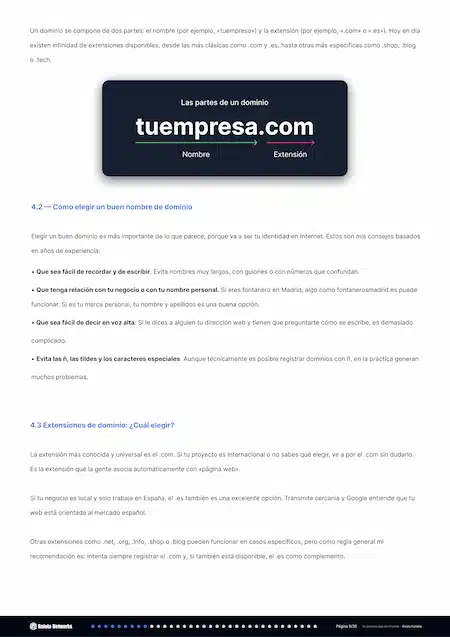 Ebook Mi primera web - Página 9
